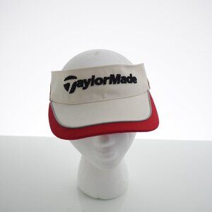 Taylor Made White & Red Visor - OneSize